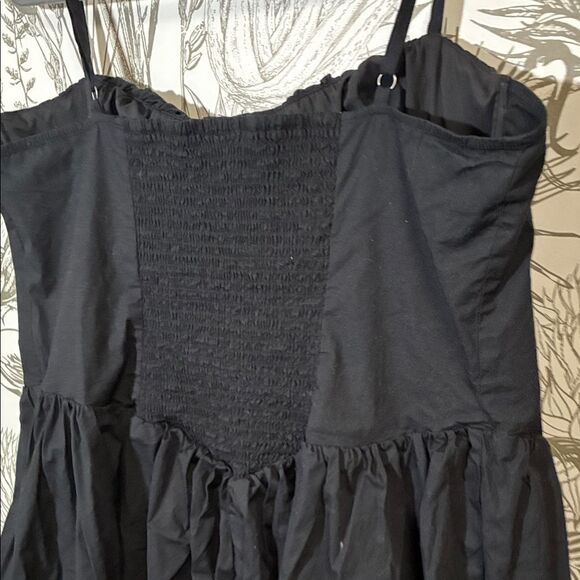 Future Collective XXL Elegant Black Bubble Corset Maxi strap Dress - Picture 6 of 7